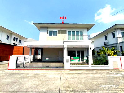 Houses for sale Nonthaburi : HOME 43.1 Sq.w. Bang Bua Thong Nonthaburi for 2.7M