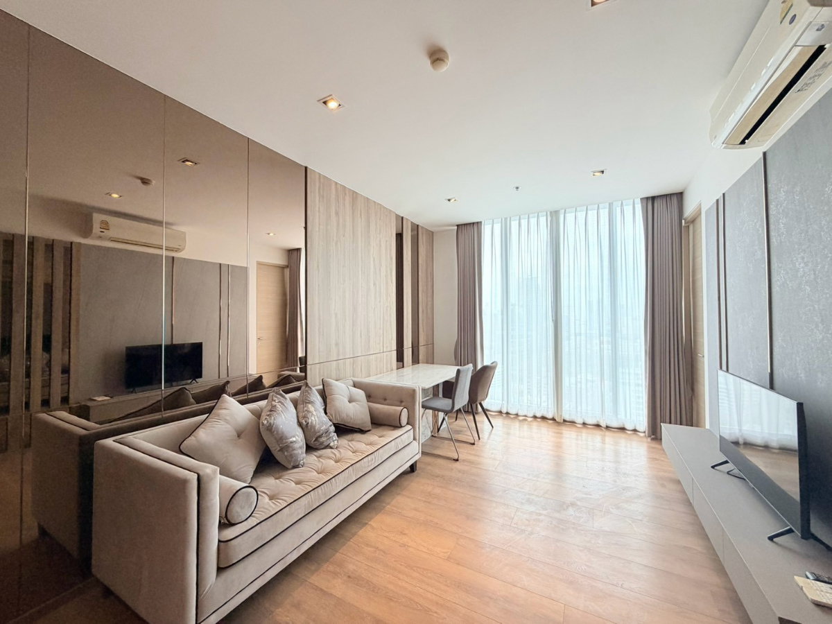 รูป 💛เช่าพร้อมอยู่ ✔️2 Bed ⛳ Park Origin Phrom phong (Park 24) 💸 เพียง 45,000 บาท/เดือน* - รูปที่ 1/7