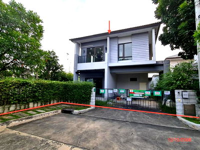 ขายบ้านเดี่ยว : บ้านเดี่ยว 59.9 ตร.วา เซนโทร ราชพฤกษ์-สวนผัก บางกรวย นนทบุรี 7.2M