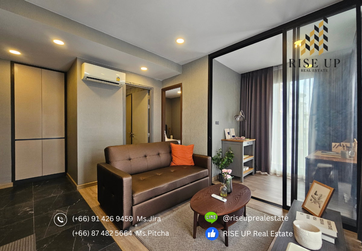 รูป ห้องใหม่โครงการ 📣 คอนโด เดอะ ทีค รัชดา 19, 1 ห้องนอน พลัส,ขนาด 39.13 ตรม. 🔥 4.35 ล้านบาท 🔥 - รูปที่ 2/15