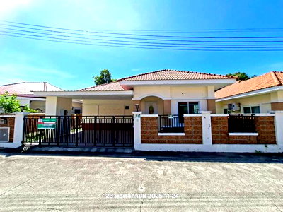 บ้านเดี่ยว ศูนย์ราชการอำเภอบ้านฉาง : บ้านเดี่ยว 52.5 ตร.วา บ้านภูฟ้า บ้านฉาง-หาดพยูน บ้านฉาง ระยอง 2.2M