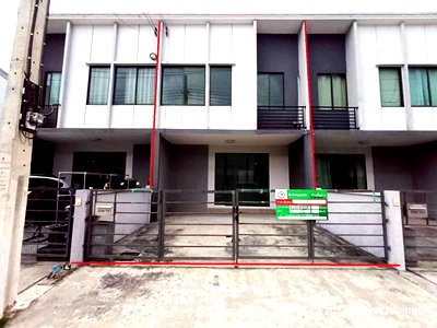 Townhouses for sale Makro Bangbuathong : TOWN HOUSE 18.2 Sq.w. Bang Bua Thong Nonthaburi for 2M