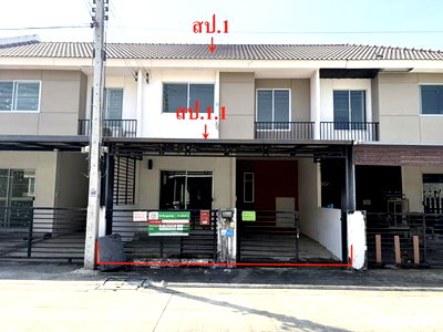 Townhouses for sale Bangkadi Industrial Estate : TOWN HOUSE 17.8 Sq.w. Muang Pathum Thani Pathumthani for 1.3M