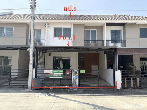 TOWN HOUSE 17.8 Sq.w. Muang Pathum Thani Pathumthani for 1.3M