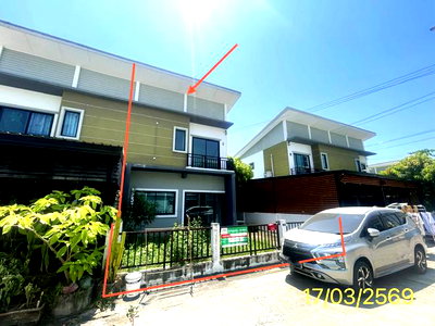 บ้านเดี่ยว ปทุมธานี : บ้านเดี่ยว 36 ตร.วา ทรัพย์ธานี 5 ธัญบุรี ปทุมธานี 1.9M