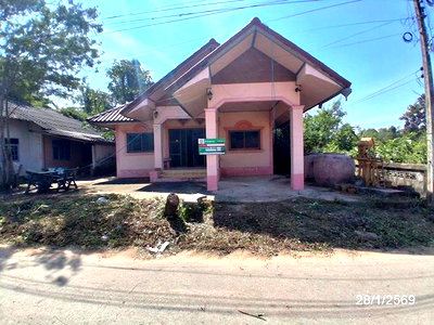 บ้านเดี่ยว ร้อยเอ็ด : บ้านเดี่ยว 111 ตร.วา โพนทอง ร้อยเอ็ด 1.2M