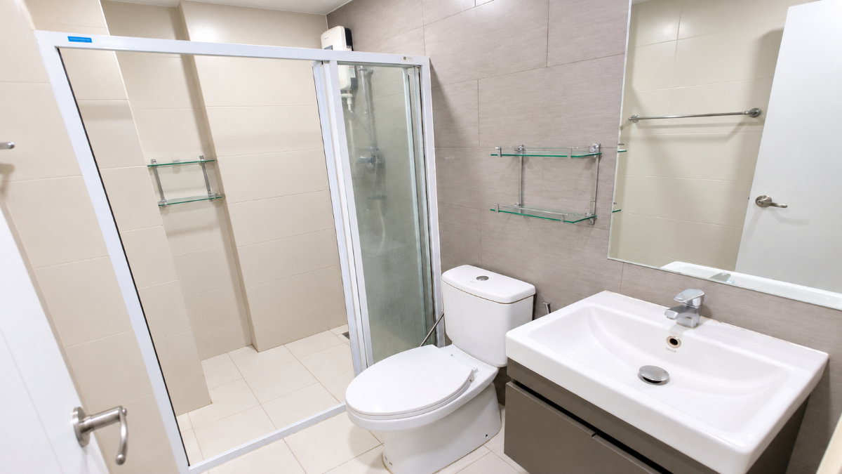 รูป ขายคอนโด แอทโมซ ลาดพร้าว 15(Atmoz Ladprao 15 ) ใกล้ MRT ลาดพร้าว 35.4 ตร.ม 2 ห้องนอน ชั้น 5 วิวสระน้ำ  - รูปที่ 10/12