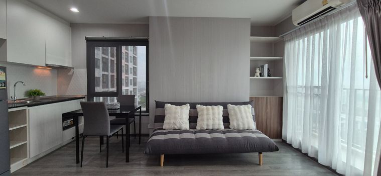 1-bed condo for rent, 35 sqm, Rich Park @ Triple Station