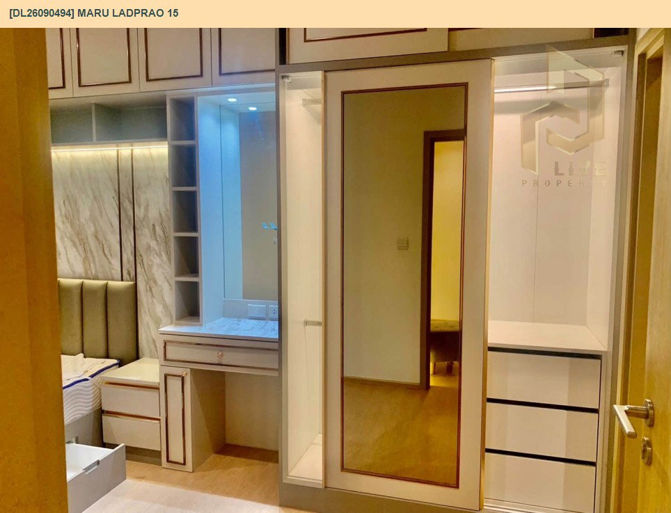 รูป DL26090494 ขายคอนโด มารุ ลาดพร้าว 15 (MARU LADPRAO 15) ใกล้ MRT ลาดพร้าว พร้อมเข้าอยู่ โทรด่วน 0653619502 LineID @952jdxxk - รูปที่ 7/10