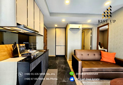 Condos for sale : For Sale📣THE TEAK RATCHADA 19 CONDO,  1 Bedroom Plus, 39.13 Sq.m. 🔥 4.35 MB🔥 ( BRAND NEW ROOM )