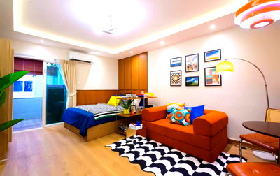 ขายคอนโด : ME2500587 ผ่อนถูกกว่าเช่า Happy Condo รัชดา 18 แต่งครบ พร้อมอยู่ ใกล้ MRT สุทธิสาร
