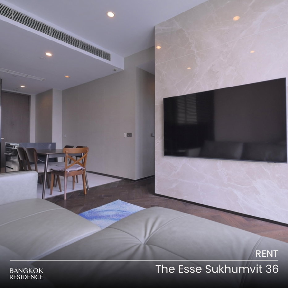 รูป 💖💖 เช่าคอนโด 🌃 The Esse Sukhumvit 36 2นอน 72.36ตร.ม. 85k 💎 ยูนิตหายากใจกลางทองหล่อ ชั้นสูง วิวแม่น้ำ ติด BTS ทองหล่อ    - รูปที่ 1/10