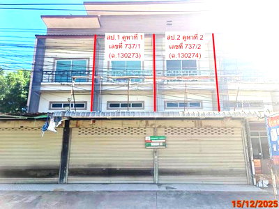 อาคารพาณิชย์ วิทยาลัยนครราชสีมา : อาคารพาณิชย์ 40 ตร.วา เมืองนครราชสีมา นครราชสีมา 5.9M