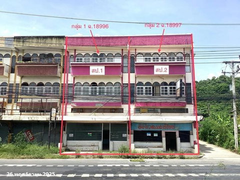 SHOP HOUSE 63.7 Sq.w. Muang Phetchaburi Petchburi for 3.9M
