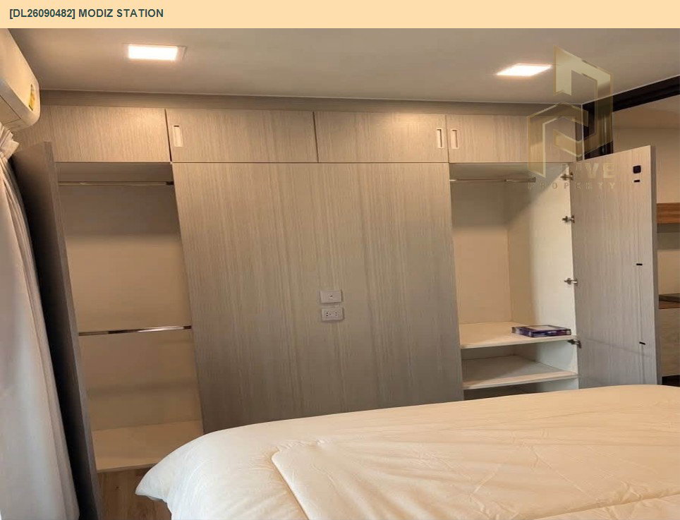 รูป DL26090482 ให้เช่าคอนโด โมดิซ สเตชั่น (Modiz Station ) ใกล้ BTS อนุสาวรีย์หลักสี่ พร้อมเข้าอยู่ โทรด่วน 0653619502 LineID @952jdxxk - รูปที่ 5/12