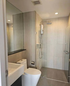 MN009548 | 1Bed | 1Bath | MRT Phra Nang Klao Bridge | 30sqm | THB 13,000/mo — The Politan Aqua Bangkok