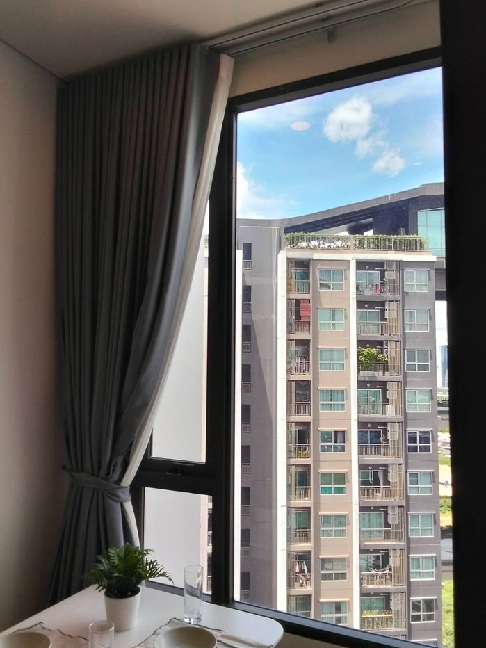 รูป Condo for RENT : Sieamese Rama 9 𝐒𝐢𝐳𝐞 :  40 sqm. DUPLEX 1 Bedroom /1 Bathroom / City view /Closed kitchen  𝐅𝐥𝐨𝐨𝐫 : 17th  Fully furnished - รูปที่ 12/12