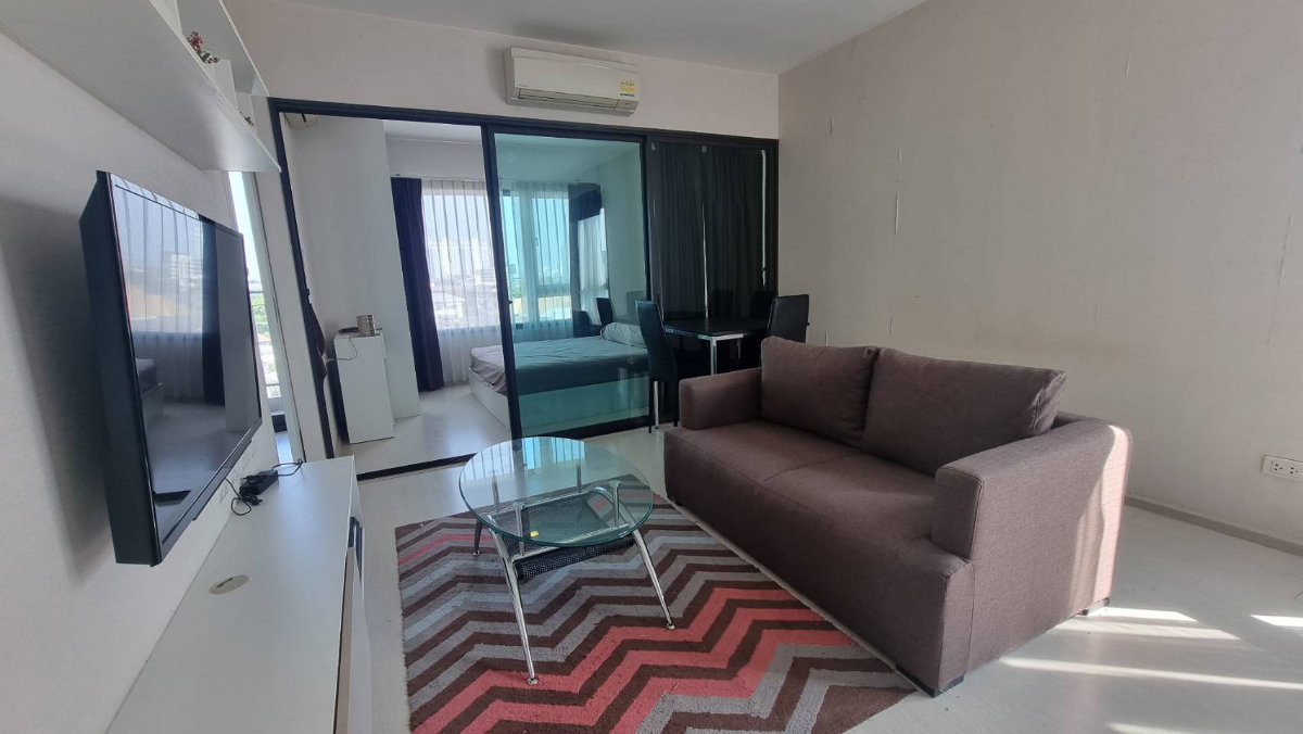 รูป ปล่อยเช่าห้องใหญ่ คอนโดคอนโดเลต พิกเซล สาทร (Condolette Pixel Sathorn) ขนาด 37 ตรม. ชั้น 7  1 ห้องนอน  1 ห้องน้ำ   1 ห้องครัว ปิด  1 ห้องรับแขก - รูปที่ 1/12