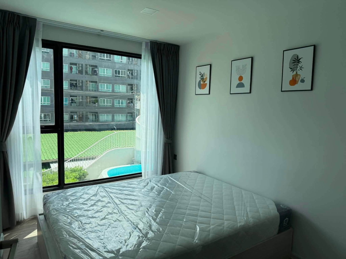 รูป 🔥ให้เช่า🔥 KAVE SEED Kaset 1 Bedroom Extra 29 ตร.ม. อาคาร C ชั้น 3 วิวสระ ห้องพร้อมอยู่  ✅ Line : @livingperfect - รูปที่ 4/9