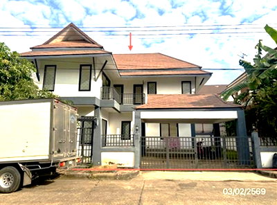 บ้านเดี่ยว ลำลูกกา ปทุมธานี : บ้านเดี่ยว 62.2 ตร.วา บ้านรัตวรรณ ลำลูกกา ปทุมธานี 3.3M