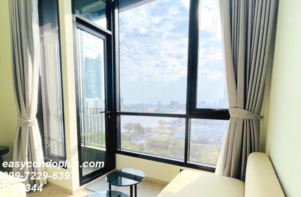 รูป 💥 [𝐏-𝟏𝟎𝟑𝟒𝟒] FORRENT : Chapter Charoen Nakhon-Riverside วิวสวย! ใกล้ BTS กรุงธนบุรี 𝟏𝟔,𝟓𝟎𝟎/ด. | Line ID @easycondoplus | 099-229-6397 - รูปที่ 2/11