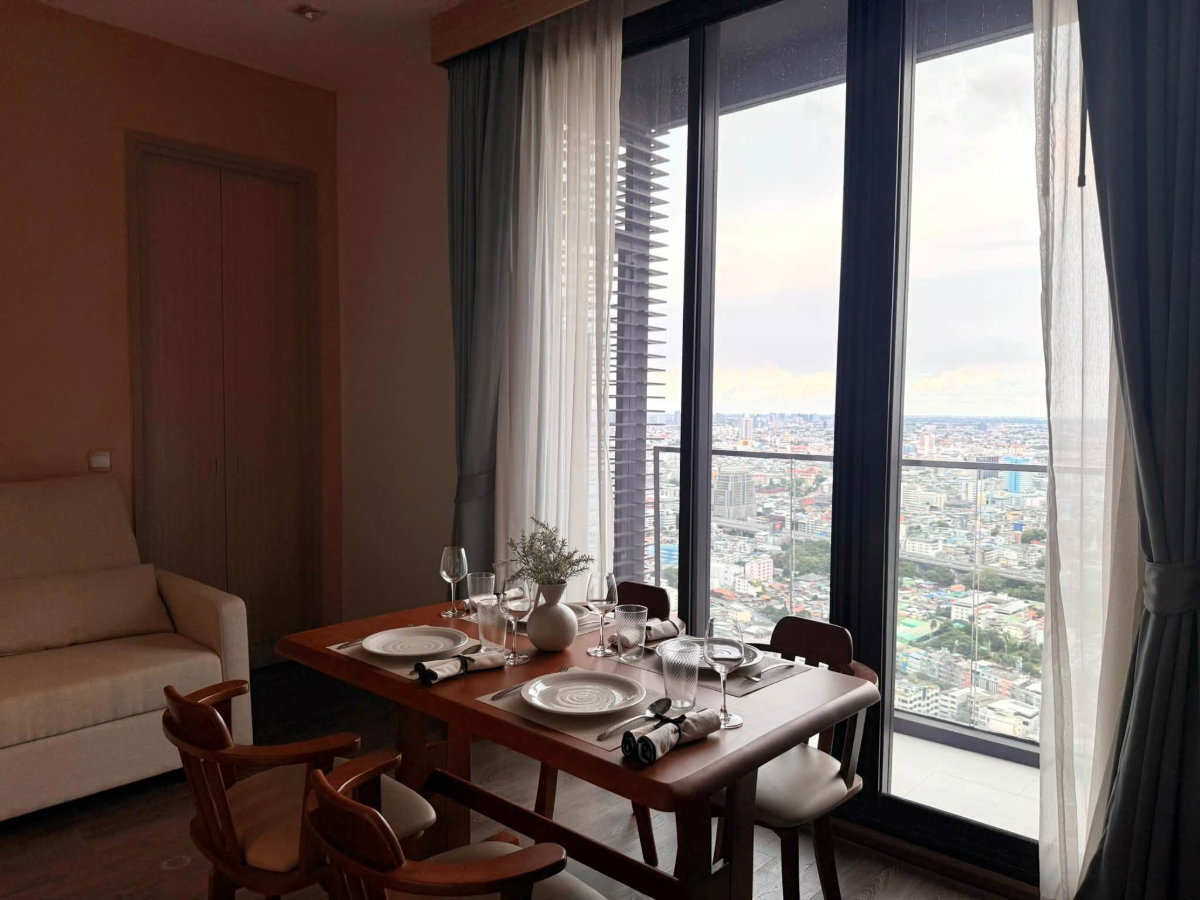 picture [FOR RENT] The Address Siam-Ratchathewi – High Fl. 40th+ Corner Unit (69 sqm) 2 Beds 2 Baths with Jacuzzi, Panoramic Views, 150m to BTS - 5/10