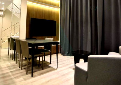 คอนโดให้เช่า : 🚩 ให้เช่าคอนโด ไอดีโอ โมบิ อโศก อาคาร 1 ชั้น 24 Duplex ขนาด 47.00 ตรม ใกล้ สิงห์ คอมเพล็กซ์