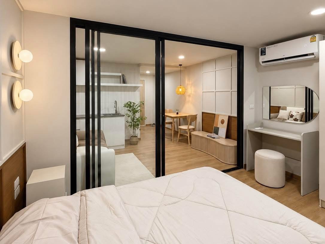 รูป 🔥ขาย🔥 City Villa Ladprao 130 คอนโดห้องใหญ่ 33 ตร.ม. ใกล้รถไฟฟ้าสายสีเหลือง เข้า–ออกได้ 2 เส้นทาง พร้อมอยู่เพียง 1.33 ล้านบาท ✅ Line : @livingperfect - รูปที่ 10/14