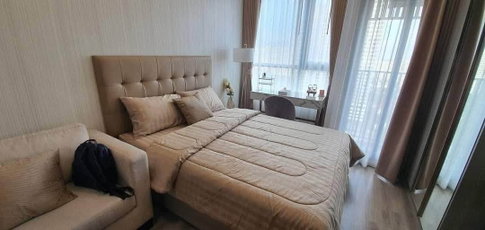 P-56785 📍 For Rent - Knightsbridge Prime Onnut Studio 23 sq.m. Includes Parking & Common Fee Near BTS Onnut Line@easythaihome 085-592-2897