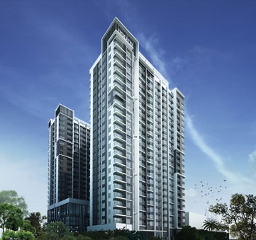 1 Bed Large Room City View Fully Furnised Good Location Close To MRT Phra Ram 9  400 m. @ Aspire Rama 9 