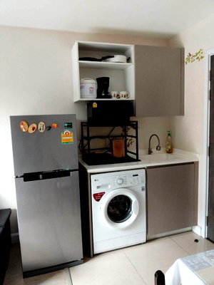 Condos for rent 62 BLOCS Market : AA680789 | 2Bed | 1Bath | BTS Saphan Khwai | 42sqm | THB 24,000/mo | Fl.2 — Metro Luxe Phaholyothin-Sutthisan Bangkok