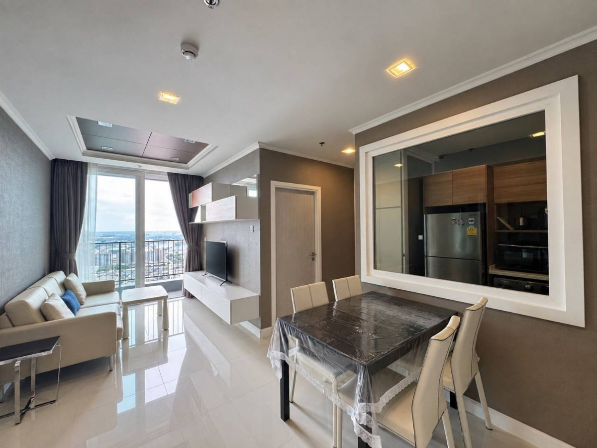 รูป วิวเทพ ห้องมุม หายาก!! 2 ห้องนอน 52 ตร.ม. ขายคอนโด เดอะ เมโทรโพลิส สำโรง อินเตอร์เชนจ์ (The Metropolis Samrong Interchange) ติด BTS สำโรง - รูปที่ 1/13