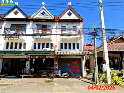 อาคารพาณิชย์ เชียงใหม่ : อาคารพาณิชย์ 19 ตร.วา หางดง เชียงใหม่ 2.1M