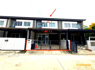 ทาวน์โฮม สมุทรปราการ : ทาวน์เฮ้าส์ 17.4 ตร.วา บ้านพฤกษา สุขสวัสดิ์-ประชาอุทิศ พระสมุทรเจดีย์ สมุทรปราการ 2.1M