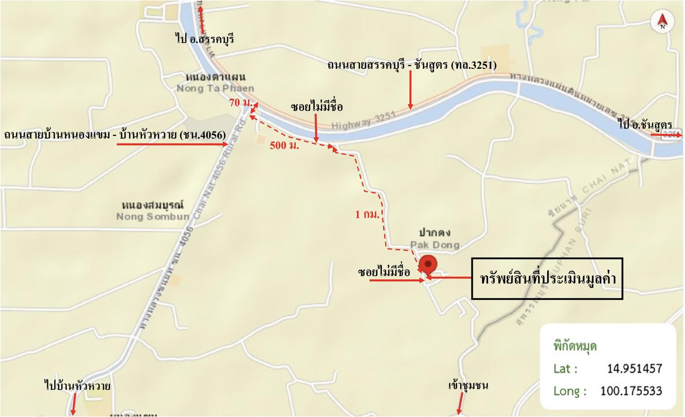 รูป บ้านเดี่ยว 465 ตร.วา สรรคบุรี ชัยนาท 2.9M - รูปที่ 52/53