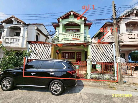 บ้านเดี่ยว 36 ตร.วา นันทนา การ์เด้น บางพลี สมุทรปราการ 1.9M