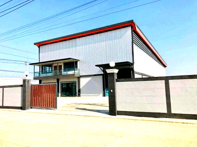 ที่ดิน ลาดหลุมแก้ว ปทุมธานี : ขายที่ดิน+สิ่งปลูกสร้าง ( โกดัง,โรงงาน,คลังสินค้า )