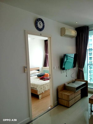 คอนโดให้เช่า : Condo for RENT: TC Green Rama 9 𝐒𝐢𝐳𝐞 :  38 sqm.  𝐓𝐲𝐩𝐞 : 1 Bed 1 Bath /City view  𝐅𝐥𝐨𝐨𝐫 : 17th  Building: C  Fully furnished