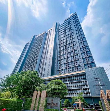 MN007991 | 1Bed | 1Bath | MRT Phra Nang Klao Bridge | 32sqm | THB 13,000/mo — The Politan Aqua Bangkok