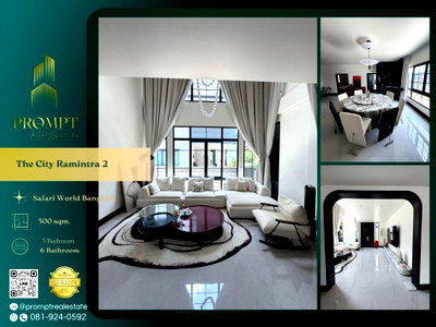 Houses for rent Sai Mai : ST14145 - The City Ramintra 2 : Safari World Bangkok