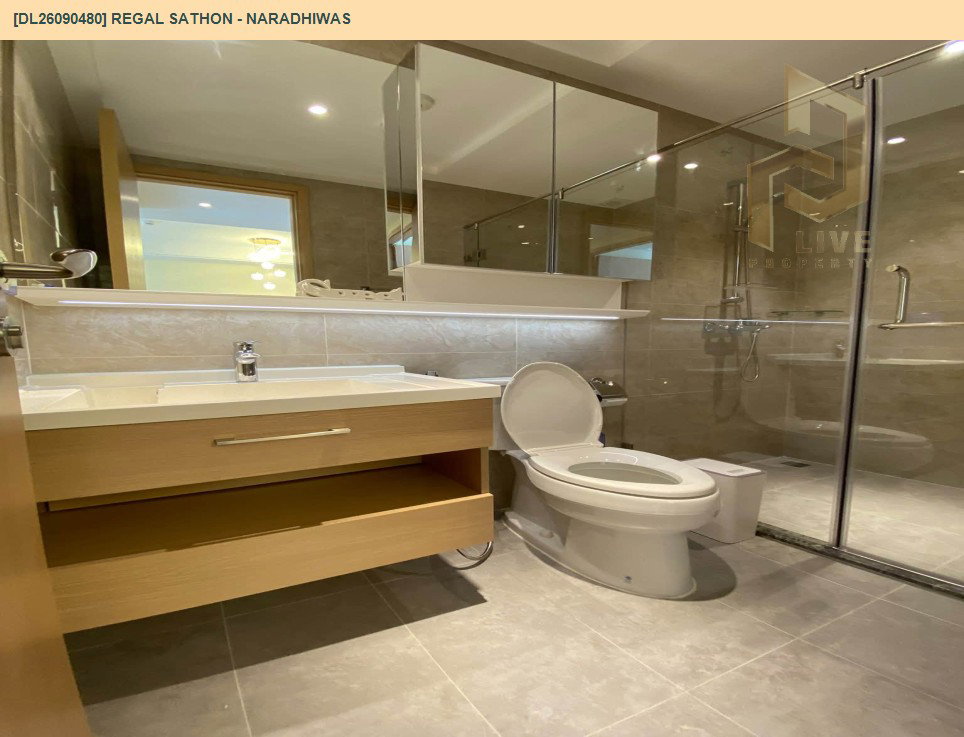 รูป DL26090480 ให้เช่าคอนโด รีเกิล สาทร - นราธิวาส (Regal Sathon - Naradhiwas) ใกล้ - พร้อมเข้าอยู่ โทรด่วน 0653619502 LineID @952jdxxk - รูปที่ 7/7