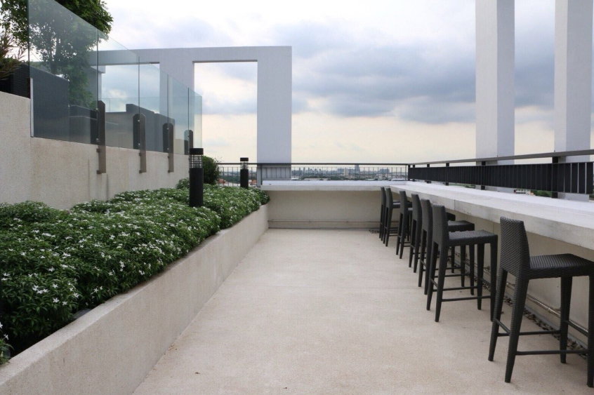 รูป ขายคอนโด Knightsbridge Sky City สะพานใหม่ 34.5 ตร.ม. ชั้น 7 ทิศเหนือ 1 นอน + ห้องทำงาน เฟอร์ครบ ติด BTS สายหยุด - รูปที่ 11/12