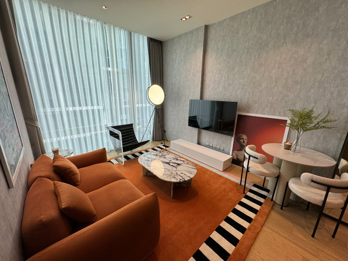 รูป Condo for RENT : 28 Chidlom  𝐒𝐢𝐳𝐞 :  45 sqm.  𝐓𝐲𝐩𝐞 : 1 Bedroom /1 Bathroom / City view   𝐅𝐥𝐨𝐨𝐫 : 14  ✅Fully furnished - รูปที่ 4/11