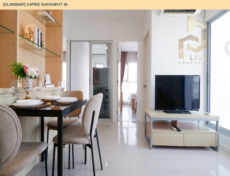 รูป DL26090497 ขายคอนโด แอสปาย สุขุมวิท 48 (Aspire Sukhumvit 48) ใกล้ BTS พระโขนง พร้อมเข้าอยู่ โทรด่วน 0653619502 LineID @952jdxxk - รูปที่ 10/26