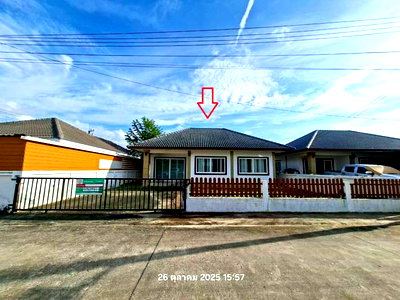 บ้านเดี่ยว ระยอง : บ้านเดี่ยว 56 ตร.วา โชคอุดมทรัพย์ บ้านค่าย ระยอง 1.9M