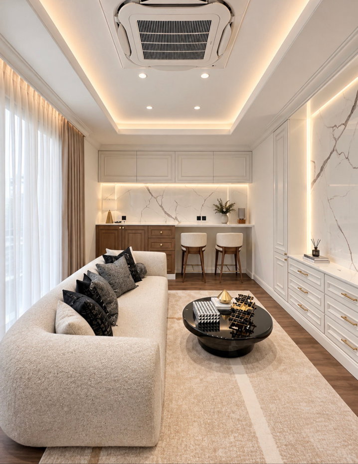 รูป ✨ Luxury Private Residence พร้อมเข้าอยู่ | The Privatier Ratchada 32 - รูปที่ 6/12