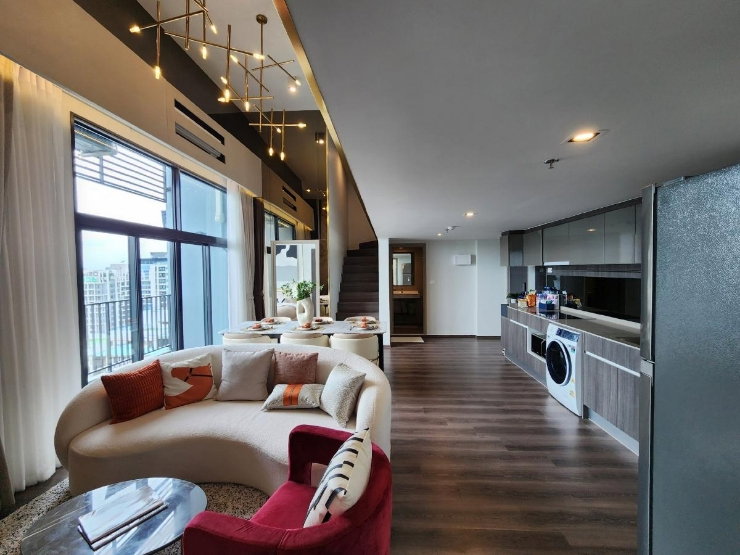 picture For Rent 🍀 Ideo Rama9-Asok (3 Bed 2Bath, Duplex Type) - 1/32
