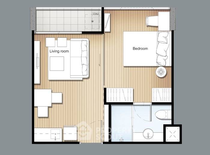 รูป คอนโด 1-ห้องนอน ที่ ดับเบิ้ล เลค คอนโดมิเนียม ใน บ้านใหม่ (ID 1912464) - รูปที่ 10/10