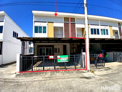 ทาวน์โฮม สระบุรี : ทาวน์เฮ้าส์ 21.6 ตร.วา ร่มไม้ เมืองสระบุรี สระบุรี 1.8M