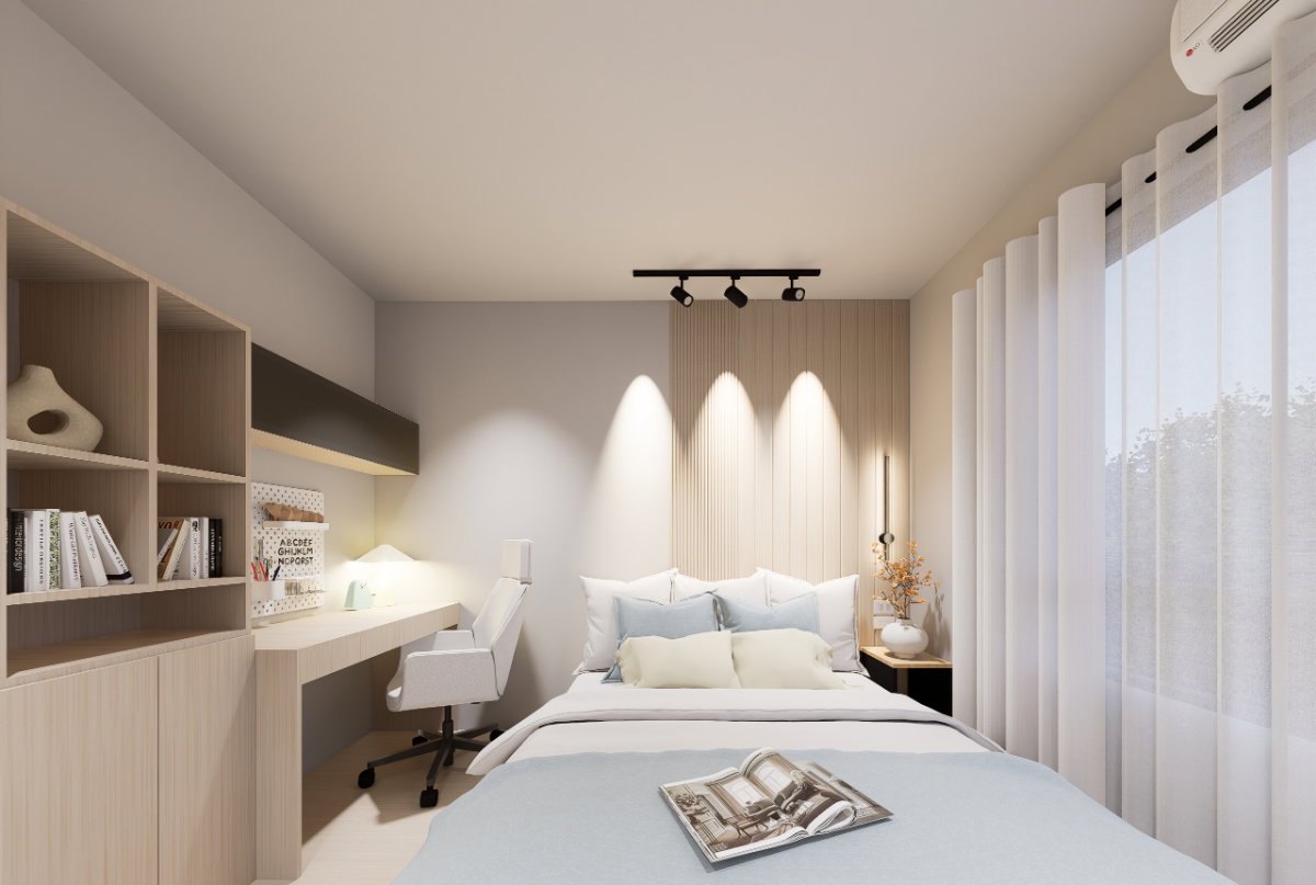 picture Condo in Ratchada area , convenient transportation, fully furnished and ready to move in. - 2/17